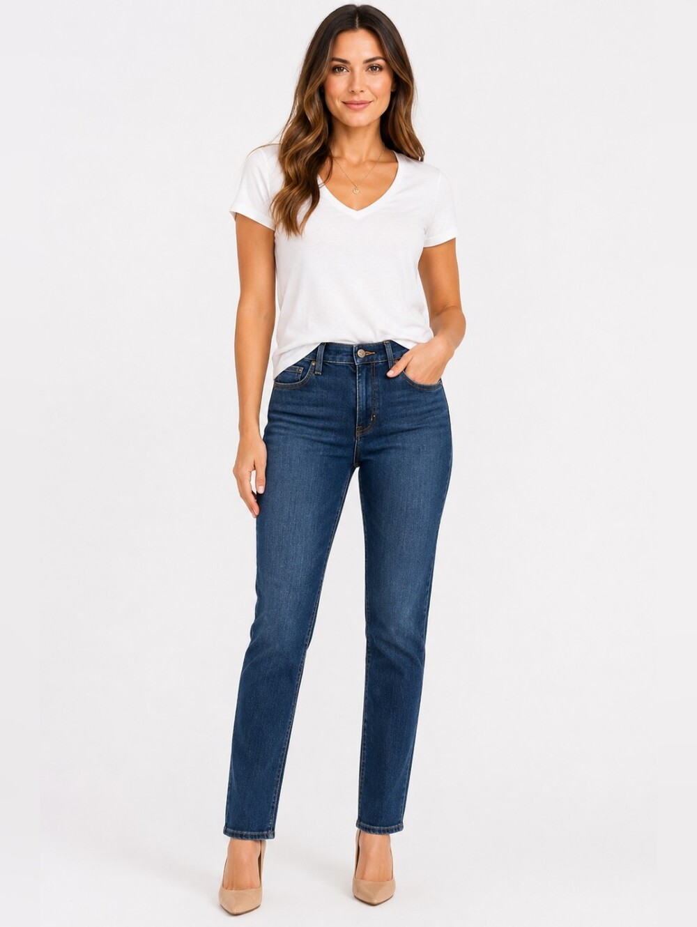 Joe’s Jeans High Rise Cigarette Aimee Wash Size‎ 28 Stretch Denim
